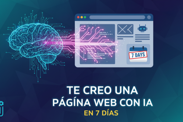 Te resuelvo la creación de tu página web con Inteligencia Artificial en 7 días